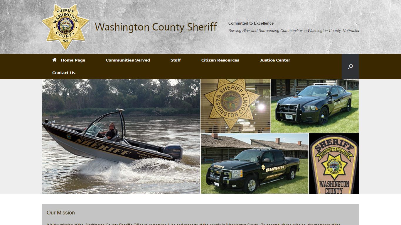 Washington County Sheriff – Committed to Excellence